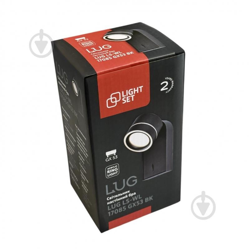 Бра LIGHT SET LUG LS-WL17085 12 Вт GX53 черный - фото 4