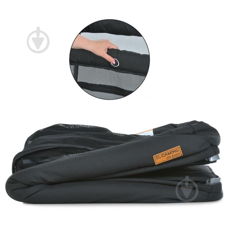 Манеж-ліжко El Camino SO EASY ME 1194 Black - фото 6