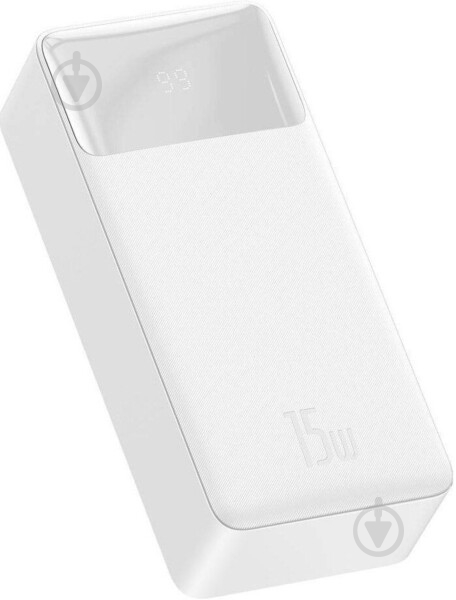 Повербанк BASEUS 15W Display PPDML-K02 30000 mAh white (952231) - фото 2
