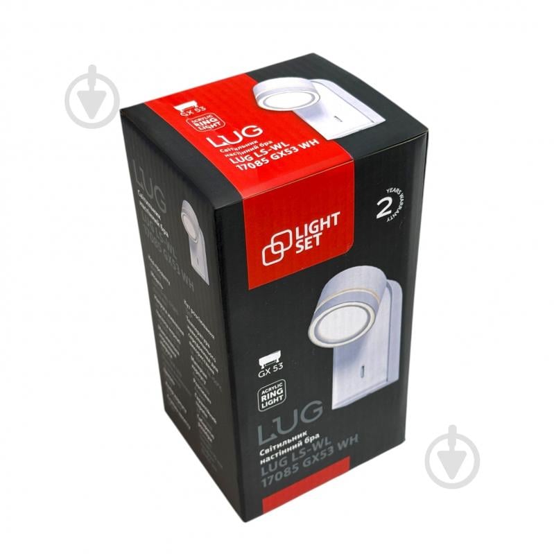 Бра LIGHT SET LUG LS-WL17085 12 Вт GX53 белый - фото 4