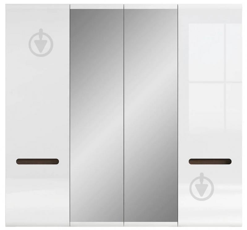 Шкаф BRW AZTECA TRIO 2д2L 2120х2250х560 мм белый глянец / (S504-SZF2D2L/21/22-BI/BIP) - фото 1