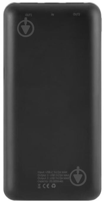 Повербанк BlueBuilt CBL32 20000 mAh black (965530) - фото 2