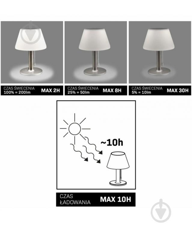 Світильник вуличний декоративний Goldlux Viola LED-модуль IP44 сірий 325457 - фото 8 Світильник вуличний декоративний Goldlux Viola LED-модуль IP44 сірий 325457 - фото 8