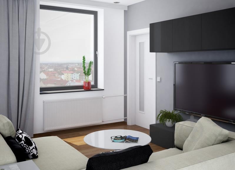 Радиатор стальной Hi-Therm 600*11*2000 бок - фото 3