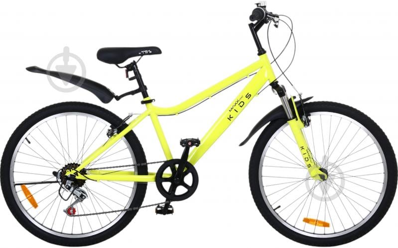 Велосипед дитячий MaxxPro kids 24" жовтий KB023 - фото 2