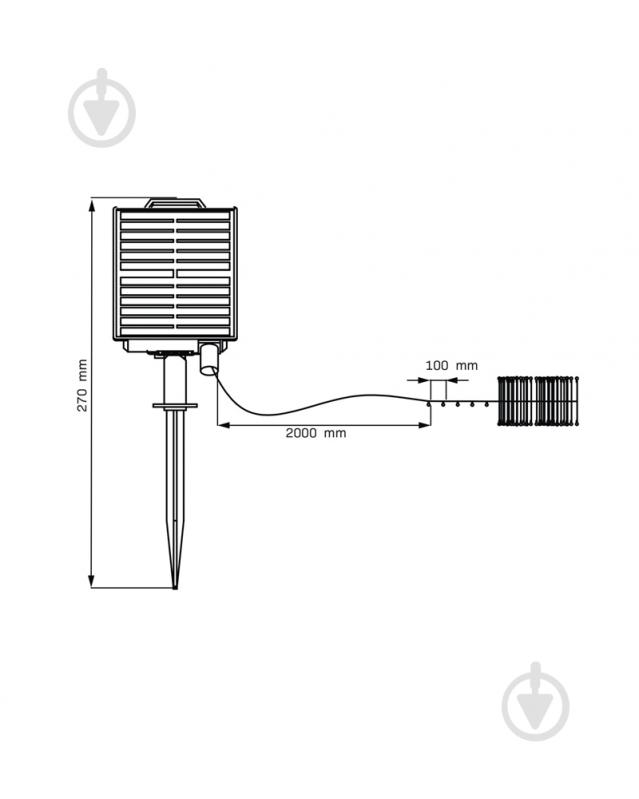 Гирлянда светодиодная Goldlux Solar Chain LED-модуль белый 330222 - фото 4 Гирлянда светодиодная Goldlux Solar Chain LED-модуль белый 330222 - фото 4