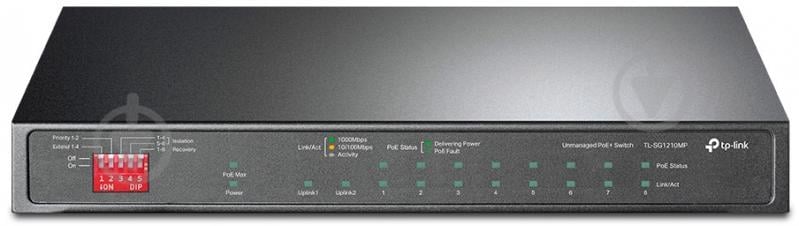 Комутатор TP-Link TL-SG1210MP - фото 1