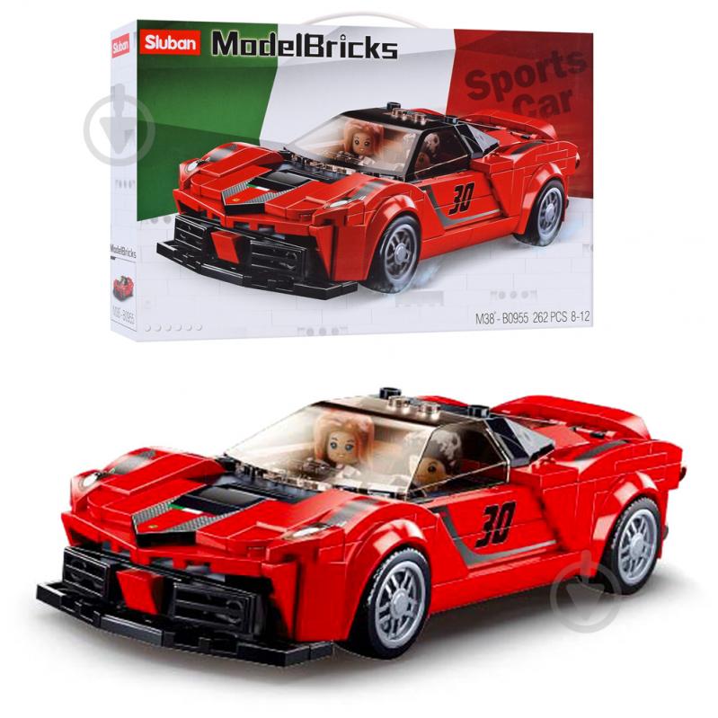 Игрушка-конструктор Sluban Model Bricks Гоночная машина M38-B0955 - фото 1