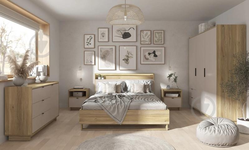 Шафа BRW DALVA 3д2ш 2010х1795х600 мм дуб маувелла / кашемір (S640-SZF3D2S-DMU/UKA) - фото 5 Шафа BRW DALVA 3д2ш 2010х1795х600 мм дуб маувелла / кашемір (S640-SZF3D2S-DMU/UKA) - фото 5