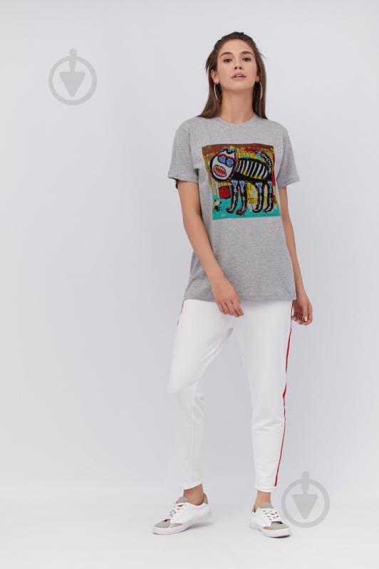 Футболка YAPPI Oversize WG3047 р.M серый - фото 2 Футболка YAPPI Oversize WG3047 р.M серый - фото 2