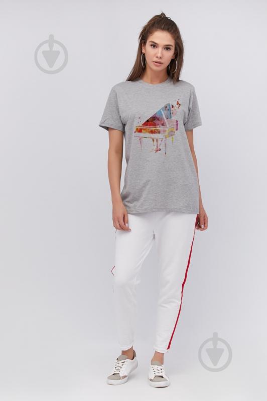 Футболка YAPPI Oversize WG3048 р.M серый - фото 2