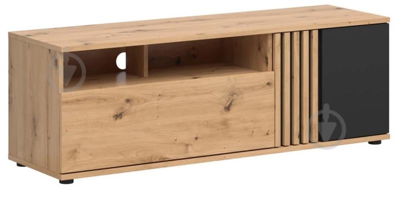 Тумба під ТВ BRW VABRES 1д1ш 1355x465x400 мм дуб артізан/чорний(S620-RTV1D1S-DASN/DASN/CA) - фото 1 Тумба під ТВ BRW VABRES 1д1ш 1355x465x400 мм дуб артізан/чорний(S620-RTV1D1S-DASN/DASN/CA) - фото 1
