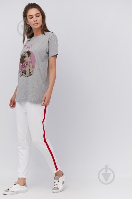 Футболка YAPPI Oversize WG3073 р.S серый - фото 2 Футболка YAPPI Oversize WG3073 р.S серый - фото 2