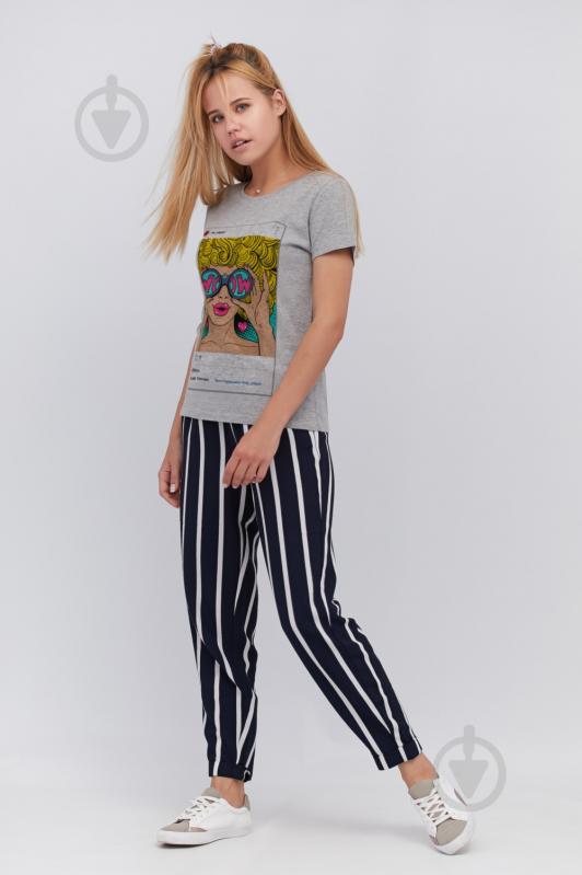 Футболка YAPPI Basic WG1081 р.XL серый - фото 2