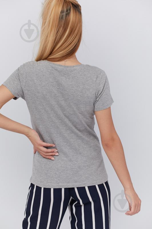 Футболка YAPPI Basic WG1081 р.XL серый - фото 3