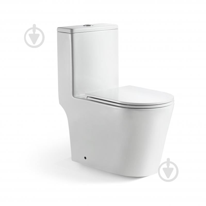 Унітаз-компакт Sant Valentines Opal Prime зі змивом Tornado flush (SVKW80673) - фото 1