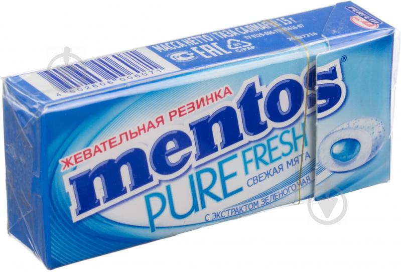 Жувальна гумка Mentos Pure Fresh М'ята (0000046126306) - фото 1