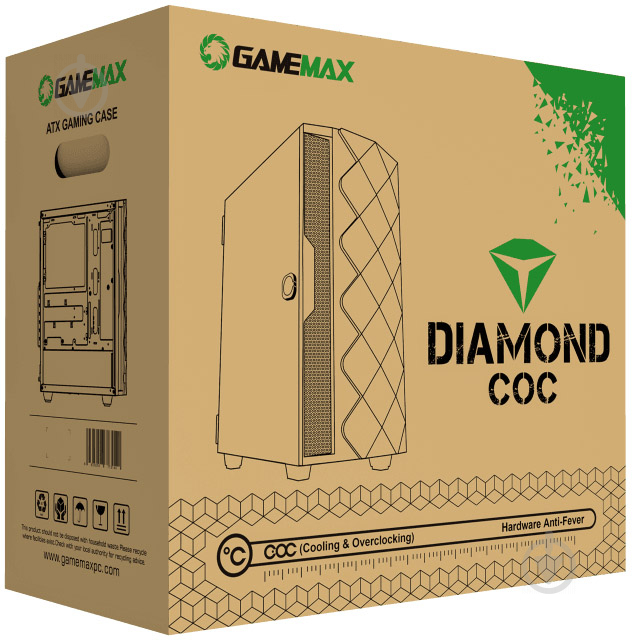 Корпус GameMax Diamond COC BK - фото 11