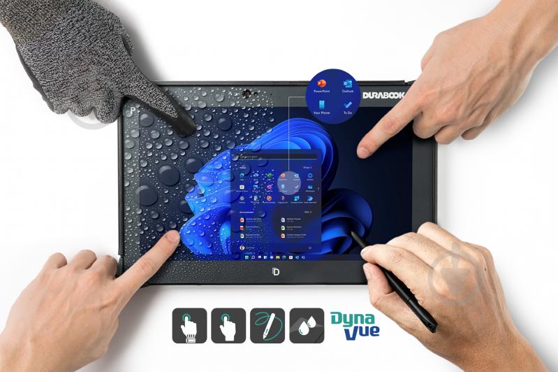 Планшет DURABOOK R11 11,6" 8/256GB Wi-Fi/LTE black (R1G1A2DEBAXX) - фото 16 Планшет DURABOOK R11 11,6" 8/256GB Wi-Fi/LTE black (R1G1A2DEBAXX) - фото 16