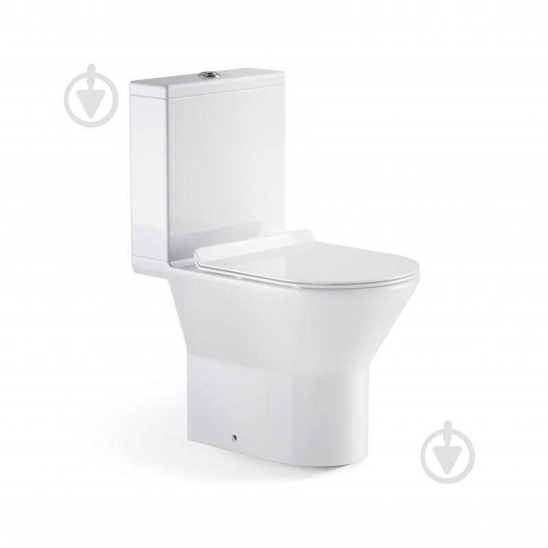 Унітаз-компакт Sant Valentines Opal Core зі змивом Easy-Clean Rim (SVKW76004) - фото 1