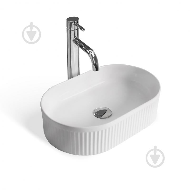 Умывальник Sant Valentines Velvet Grace белый 49х31 см - фото 1 Умывальник Sant Valentines Velvet Grace белый 49х31 см - фото 1