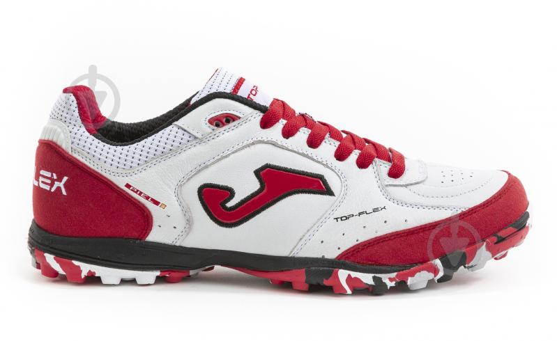 Cороконіжки Joma TOP FLEX 2022 WHITE-RED TURF TOPS.2022.TF р.43 біло-червоний - фото 1