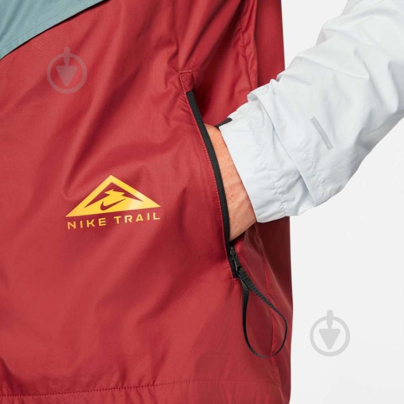 Ветровка мужская весенняя Nike M NK SF TRAIL WINDRUNNER JKT CZ9054-387 р.M серая - фото 5 Ветровка мужская весенняя Nike M NK SF TRAIL WINDRUNNER JKT CZ9054-387 р.M серая - фото 5