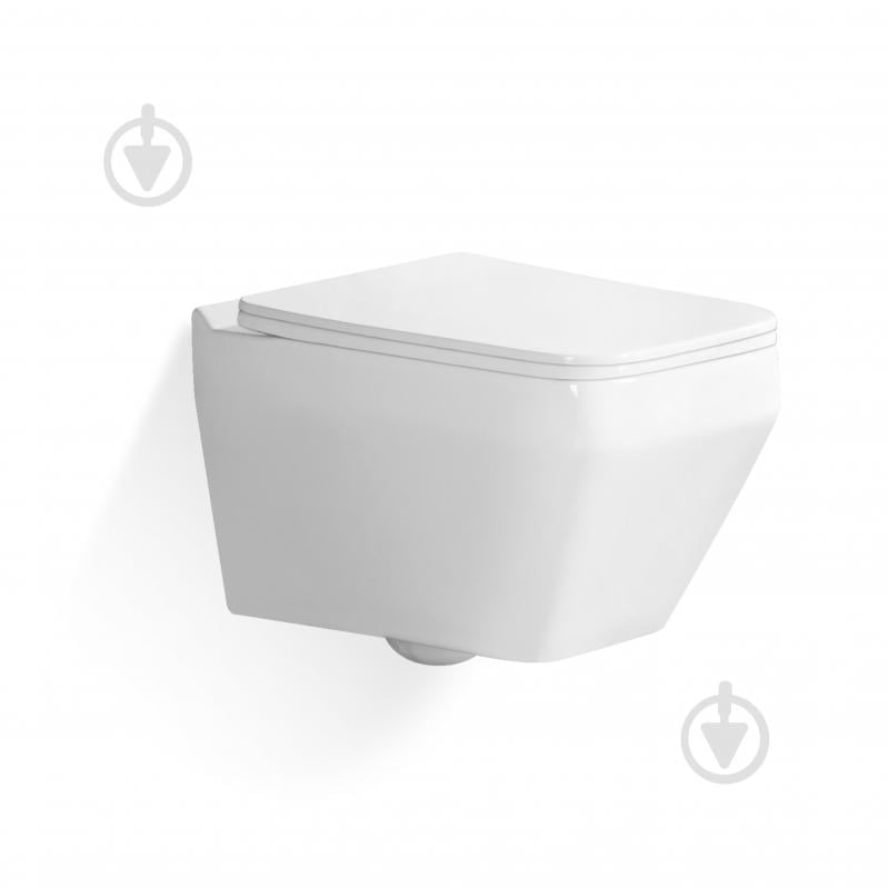 Унітаз підвісний Sant Valentines Urban Line зі змивом Easy-Clean Rim (SVKW9010W) - фото 1