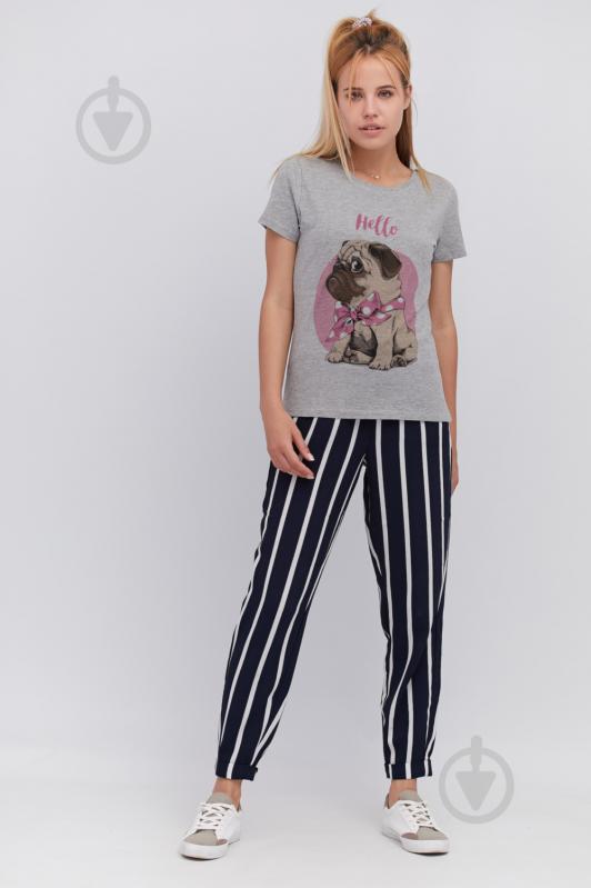 Футболка YAPPI Basic WG1068 р.S серый - фото 2