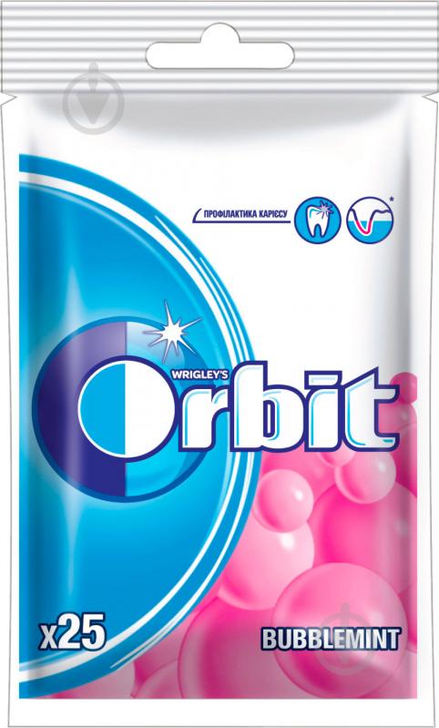 Жевательная резинка Orbit Bags Bubblemint (4009900507448) - фото 1