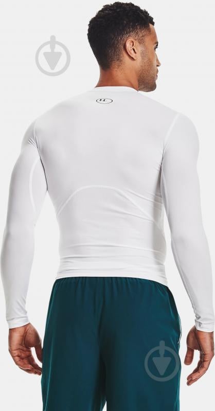 Футболка Under Armour UA HG ARMOUR COMP LS 1361524-100 р.2XL белый - фото 2