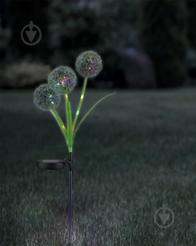 Светильник на солнечной батарее Goldlux Allium IP44 зеленый 329516 - фото 2