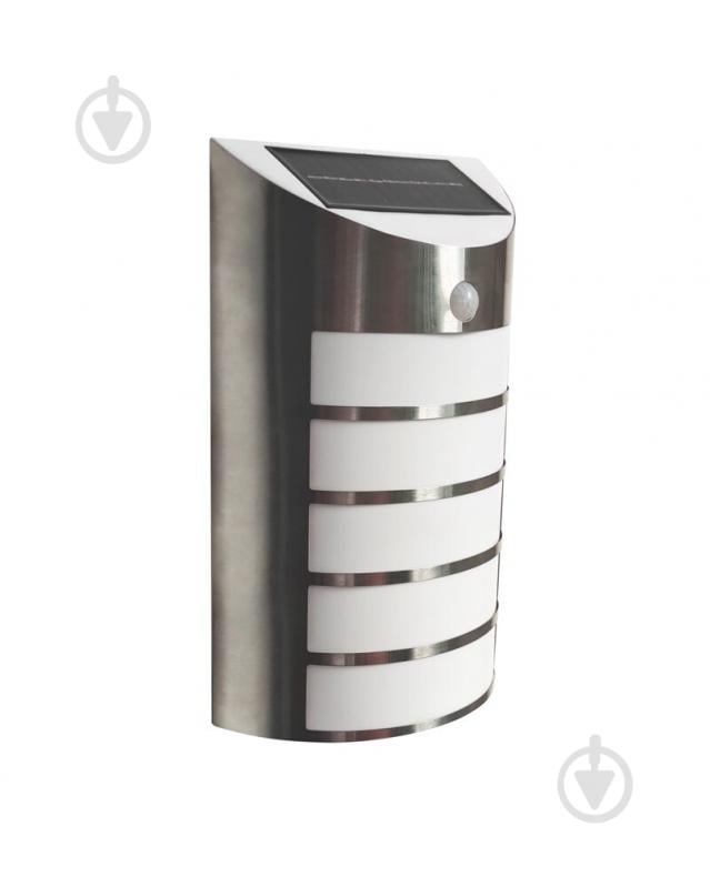 Светильник на солнечной батарее Goldlux Saffo IP44 серебряный 315564 - фото 1 Светильник на солнечной батарее Goldlux Saffo IP44 серебряный 315564 - фото 1