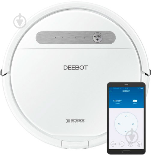 Робот-пилосос Ecovacs Deebot Ozmo 610 (DD4G) white - фото 2