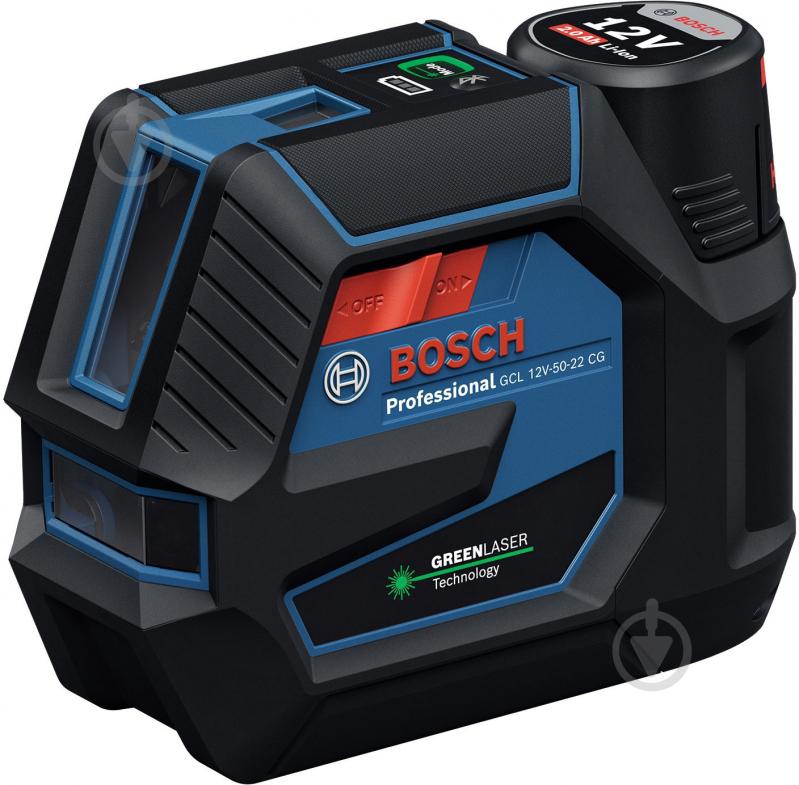 Нівелір лазерний Bosch Professional GCL 12V-50-22 CG (Кріплення RM 20 + Штатив BT 150 + Чохол) 0601066S01 - фото 5 Нівелір лазерний Bosch Professional GCL 12V-50-22 CG (Кріплення RM 20 + Штатив BT 150 + Чохол) 0601066S01 - фото 5