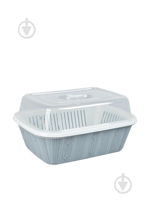 Хлебница Starplast 27х20х14,3 см голубой - фото 1 Хлебница Starplast 27х20х14,3 см голубой - фото 1