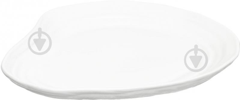 Блюдо сервировочное Fiora Oyster White 31x24x2,5 см - фото 2