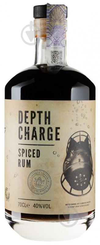 Ром Depth Charge Spiced Rum 40% 0,7 л - фото 1