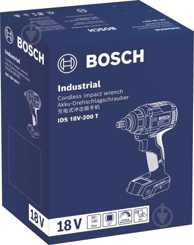Гайковерт ударный аккумуляторный Bosch Professional IDS 18V-200T (2 x GBA 18V 4.0Ah ProCORE + GAL 18V-40) 06019N0021 - фото 4 Гайковерт ударный аккумуляторный Bosch Professional IDS 18V-200T (2 x GBA 18V 4.0Ah ProCORE + GAL 18V-40) 06019N0021 - фото 4