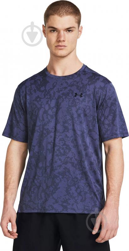 Футболка Under Armour UA TECH VENT GEODE SS 1382807-561 р.2XL синий - фото 1