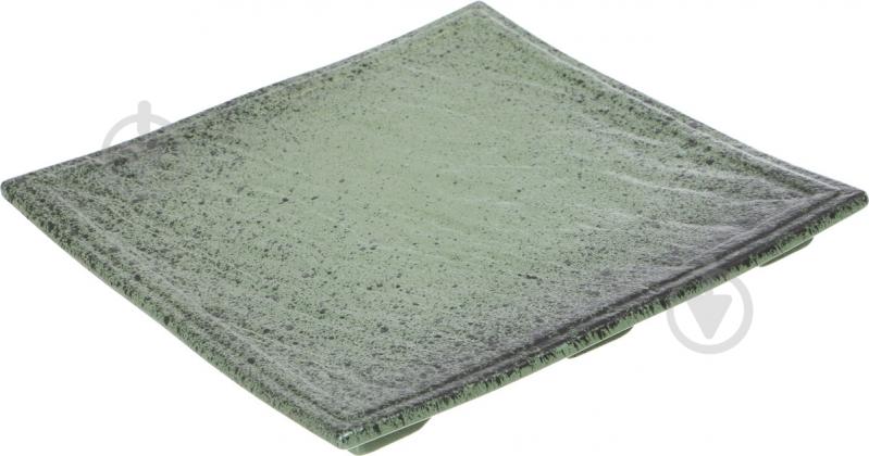 Блюдо сервировочное Fiora Lavastone Green 27х27 см - фото 3