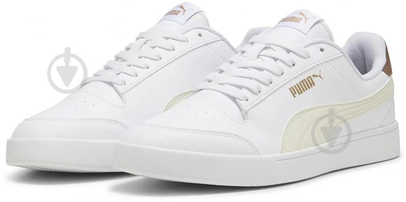 Кросівки чоловічі демісезонні Puma Puma Shuffle 30966829 р.36 білі - фото 3