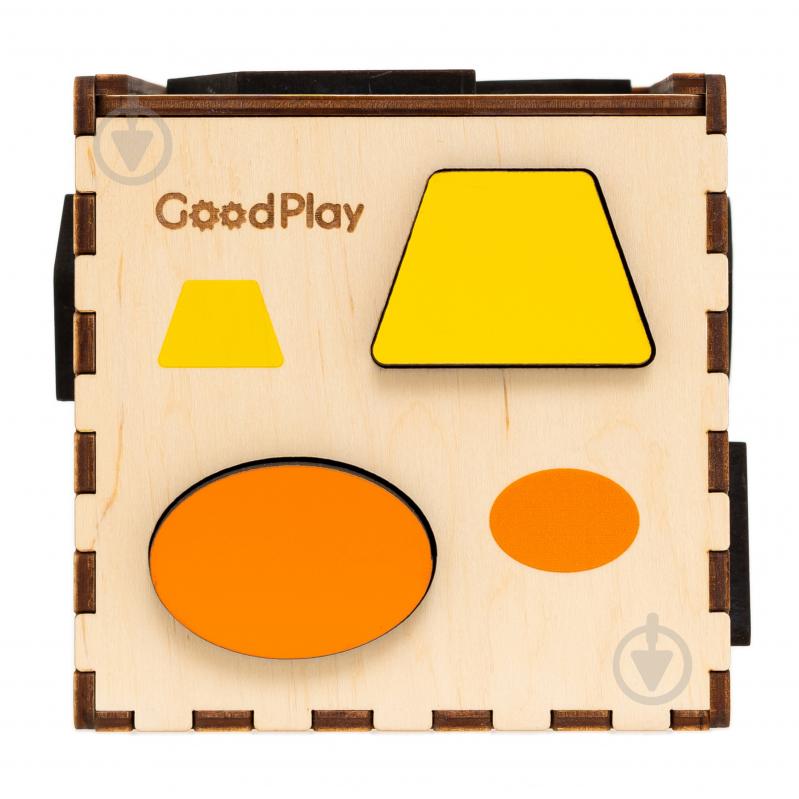 Игрушка-сортер Good Play Цветная фигурка CUB-4-002 12х12х12 CUB-4-002 - фото 3