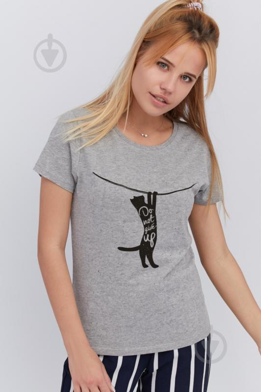 Футболка YAPPI Basic WG1070 р.M серый - фото 1