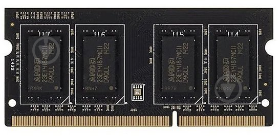 Оперативная память AMD SODIMM DDR4 8 GB (1x8GB) 3200 MHz (R948G3206S2S-U) - фото 1