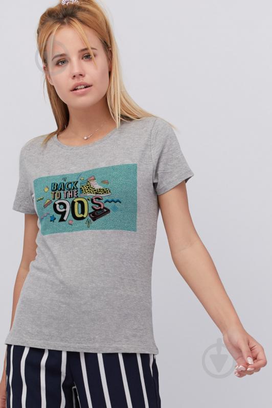 Футболка YAPPI Basic WG1053 р.S серый - фото 1 Футболка YAPPI Basic WG1053 р.S серый - фото 1