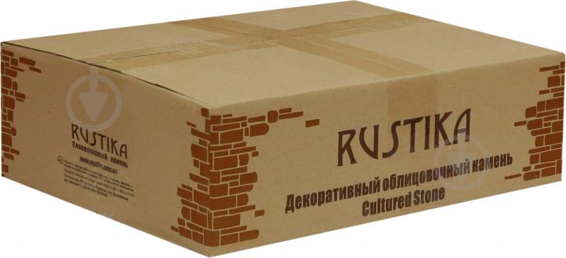 Плитка гіпсова кутник RUSTIKA Верона сіра 0,4 кв.м - фото 4