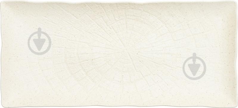 Блюдо сервірувальне Fiora Lavastone Sand 36x16x1,9 см - фото 1