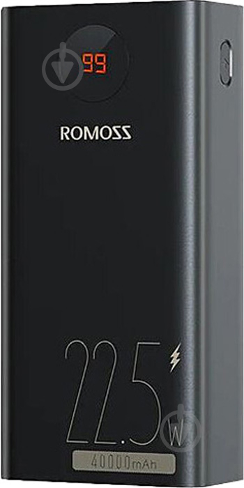 Повербанк Romoss PEA40 (PEA40-112-2135) 40000 mAh black (956431) - фото 2