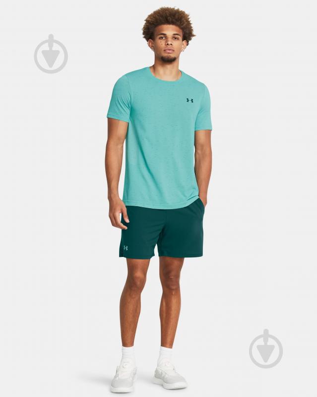 Футболка Under Armour UA VANISH SEAMLESS SS 1382801-482 р.M бирюзовый - фото 3